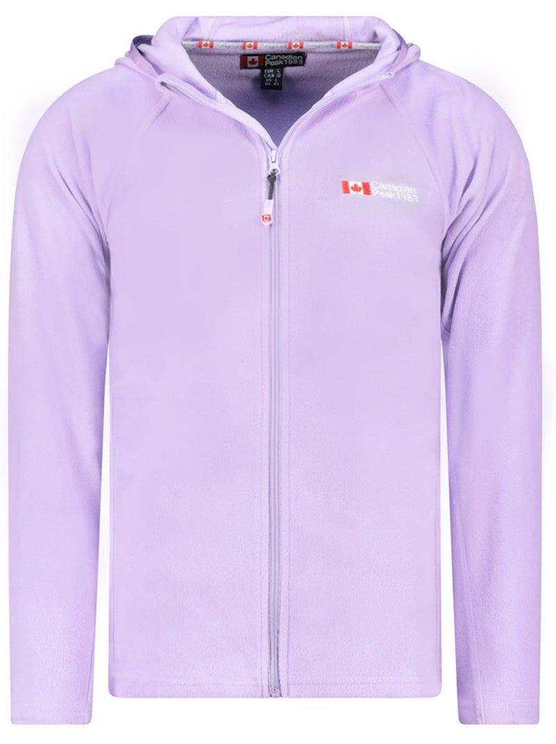 Chaqueta micropolar con capucha tugoodeak – canadian peak Malva chiaro - Kiabi