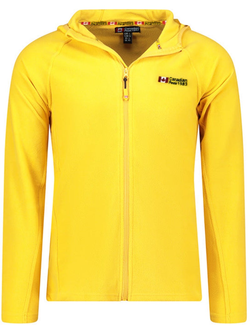Chaqueta micropolar con capucha tugoodeak – canadian peak Mostaza - Kiabi