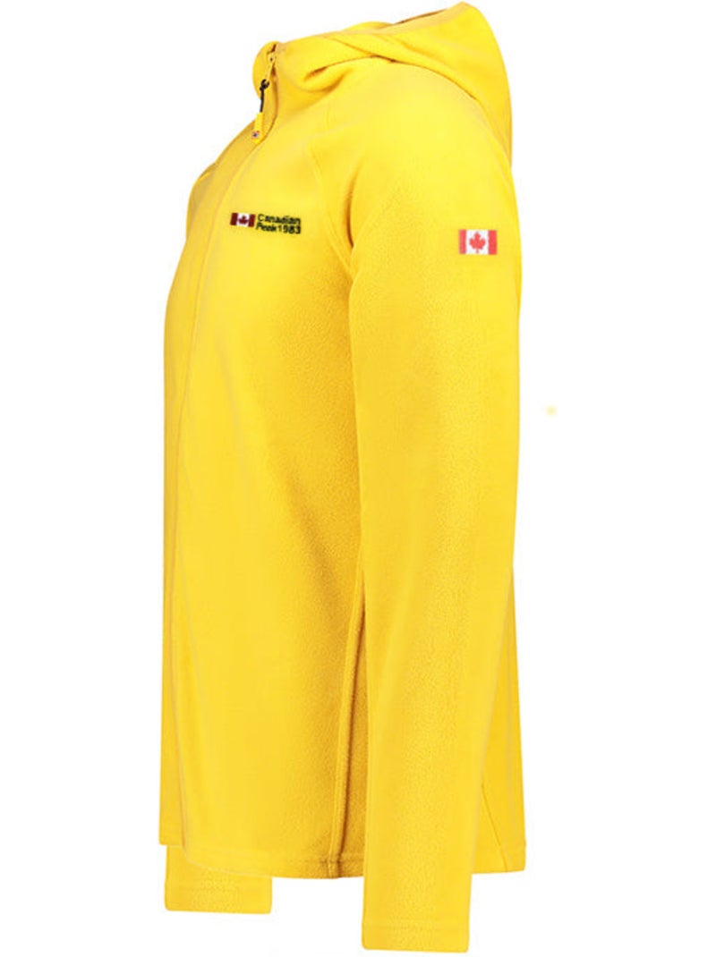 Chaqueta micropolar con capucha tugoodeak – canadian peak Mostaza - Kiabi