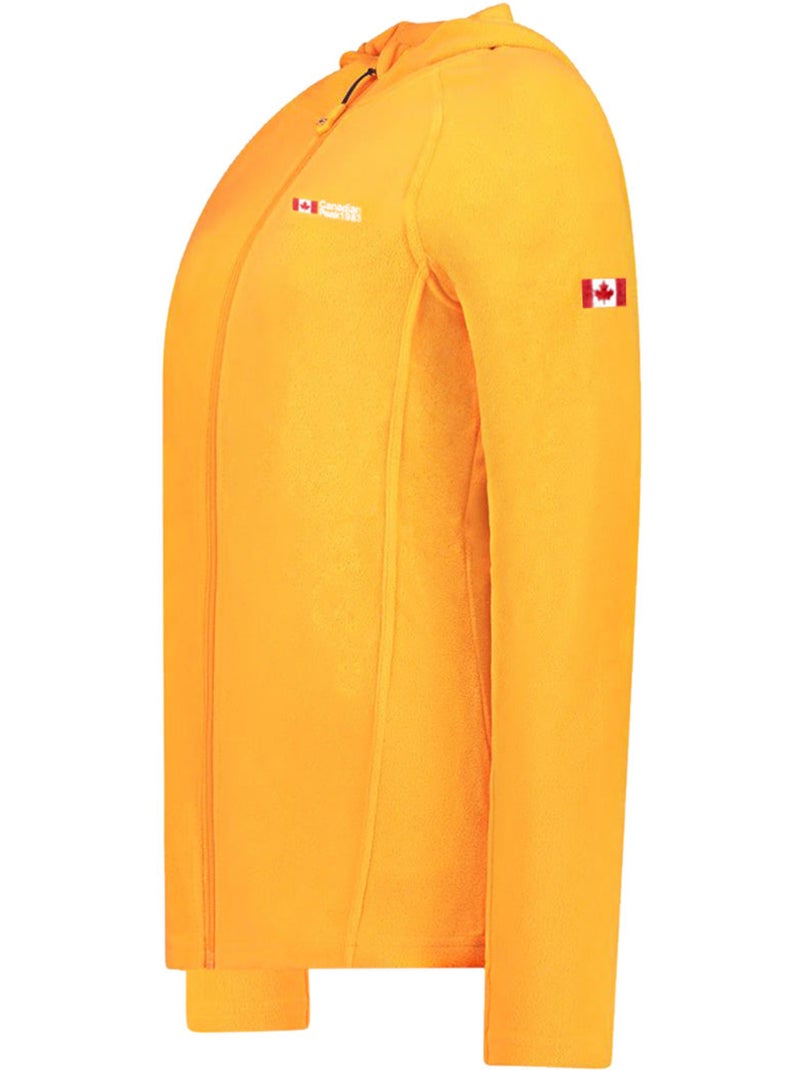 Chaqueta micropolar con capucha tugoodeak – canadian peak Naranja - Kiabi