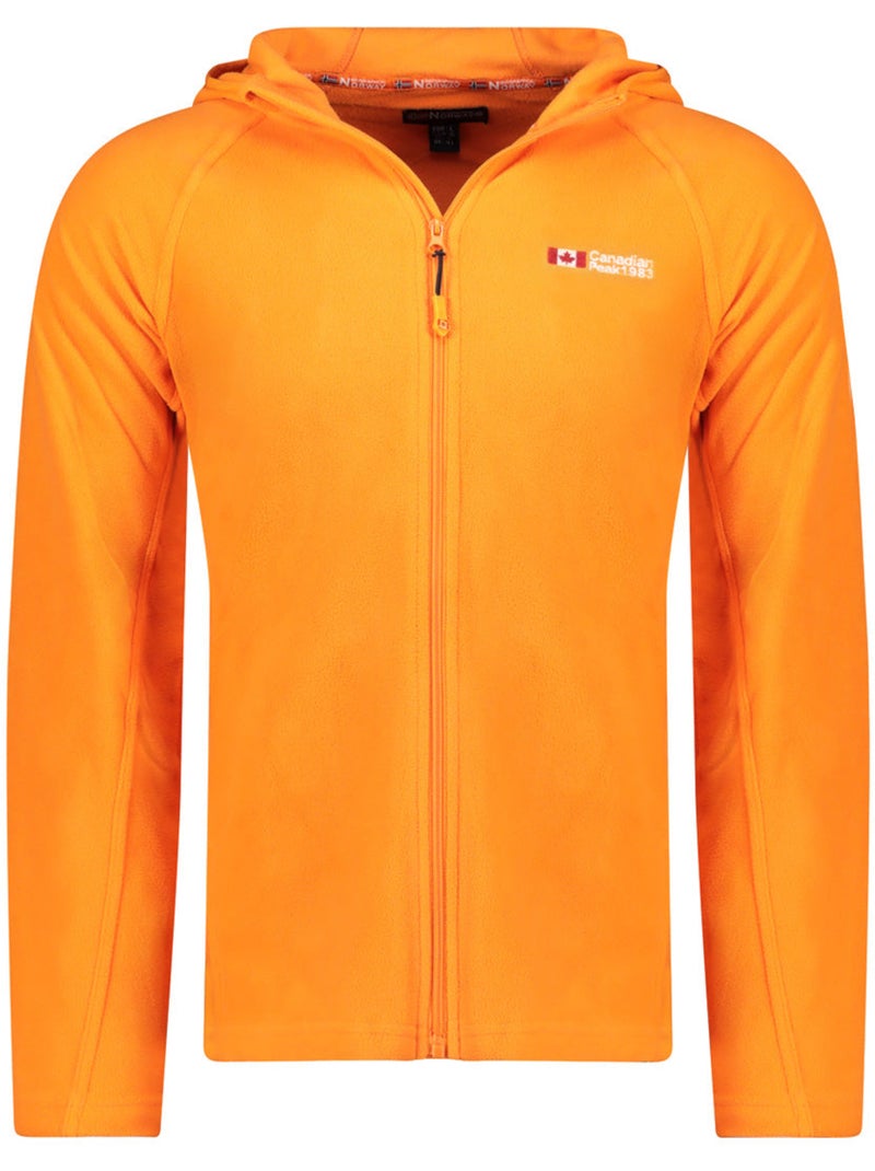Chaqueta micropolar con capucha tugoodeak – canadian peak Naranja - Kiabi