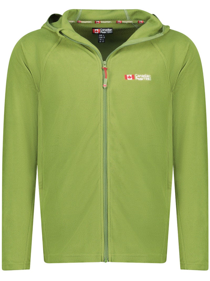 Chaqueta micropolar con capucha tugoodeak – canadian peak Verde caqui claro - Kiabi