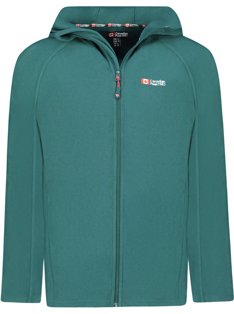 Chaqueta micropolar con capucha tugoodeak – canadian peak Verde oscuro - Kiabi