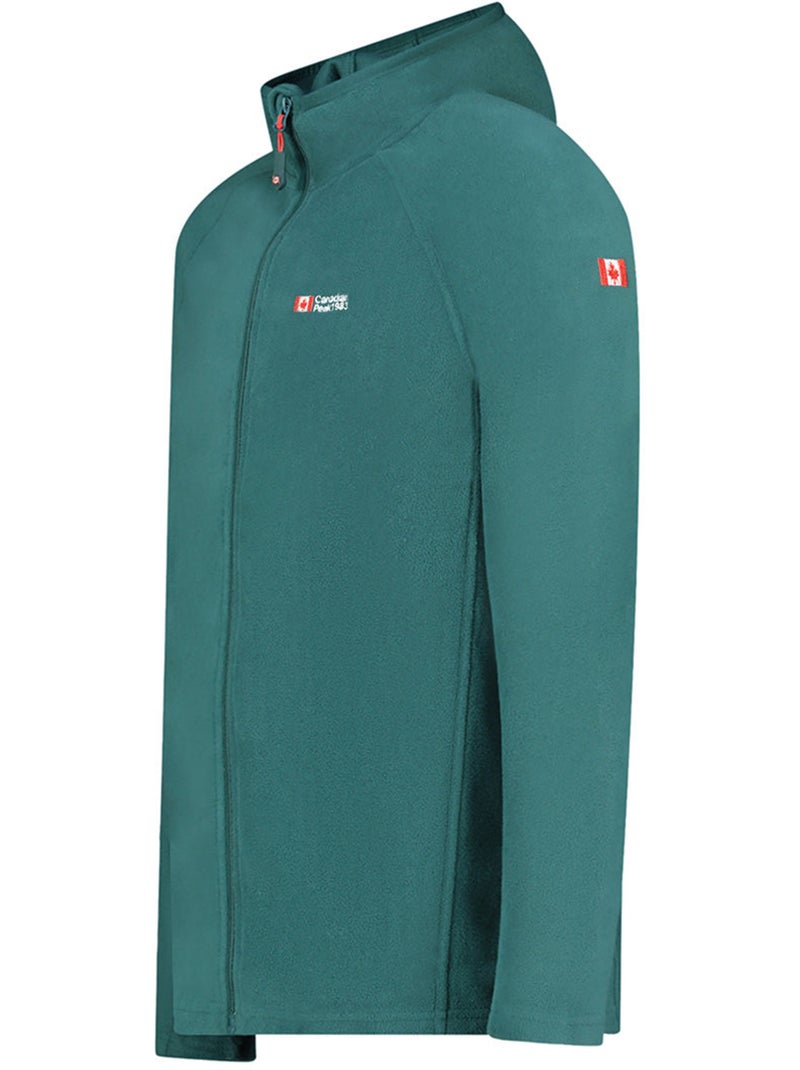 Chaqueta micropolar con capucha tugoodeak – canadian peak Verde oscuro - Kiabi