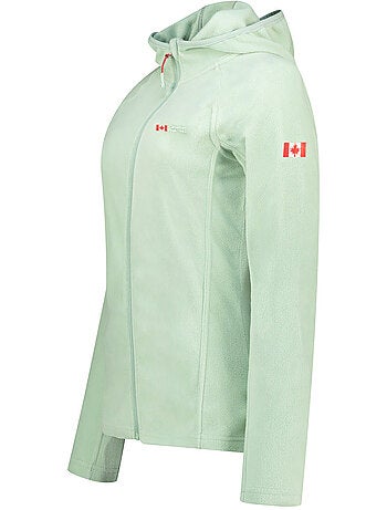 Chaqueta micropolar con capucha tugoodeak – canadian peak