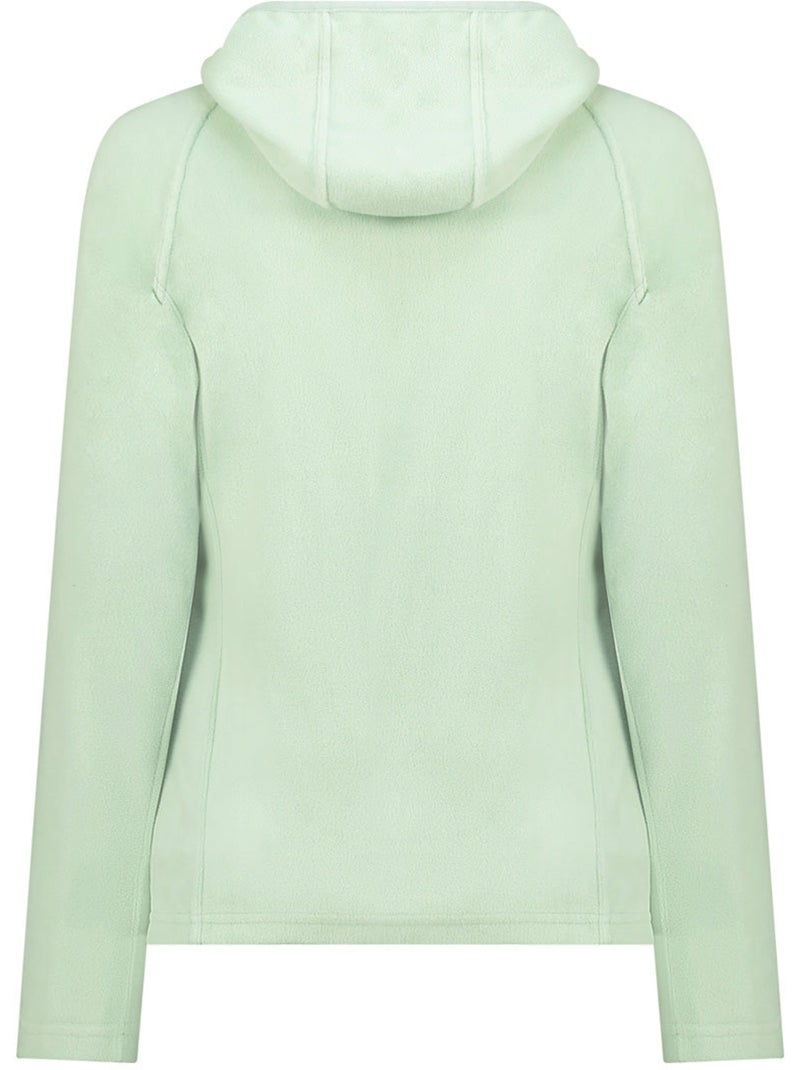 Chaqueta micropolar con capucha tugoodeak – canadian peak Verde pastel - Kiabi