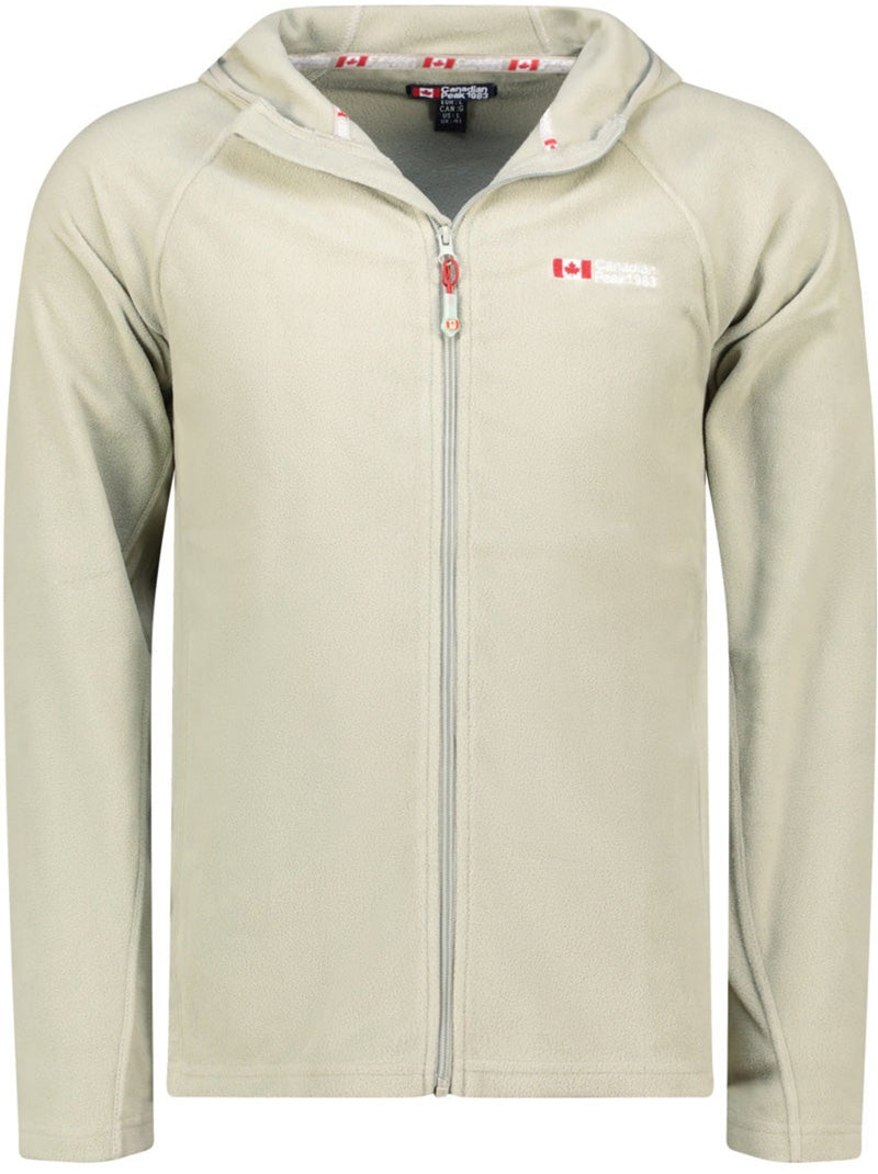 Chaqueta micropolar con capucha tugoodeak – canadian peak Verde salvia - Kiabi