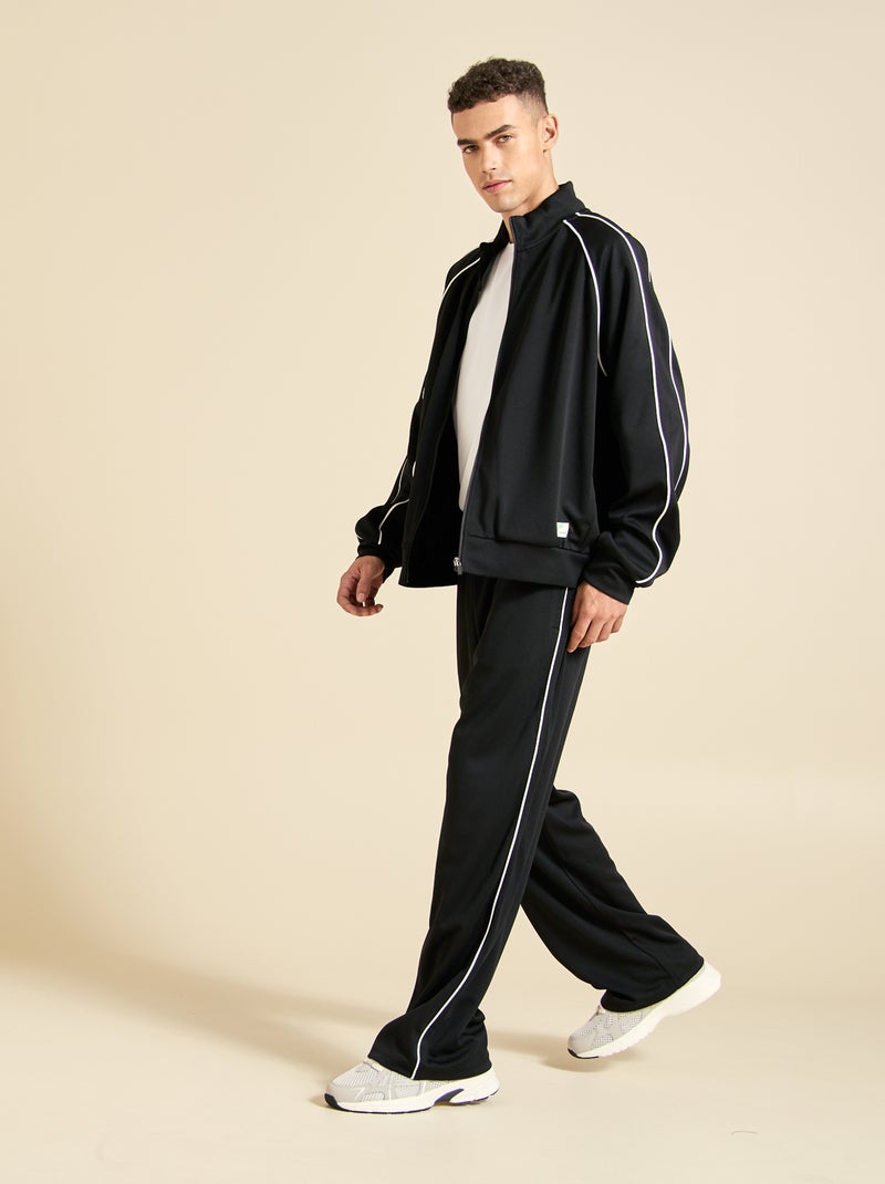 Chaqueta multideporte con cremallera - (ekstract) Negro - Kiabi