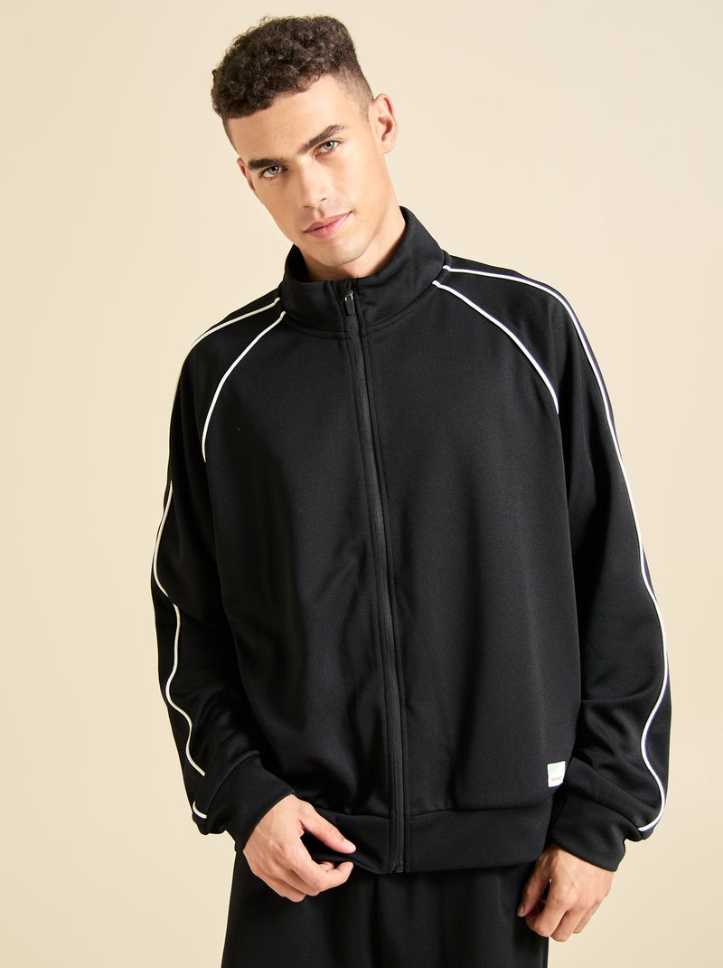 Chaqueta multideporte con cremallera - (ekstract) Negro - Kiabi