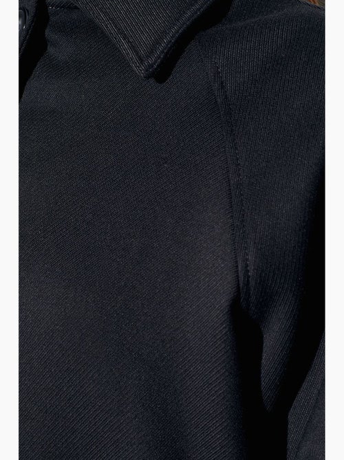 Chaqueta oversize de tejido con efecto peluche con botones dilvin - Kiabi Chaqueta oversize de tejido con efecto peluche con botones dilvin - Kiabi