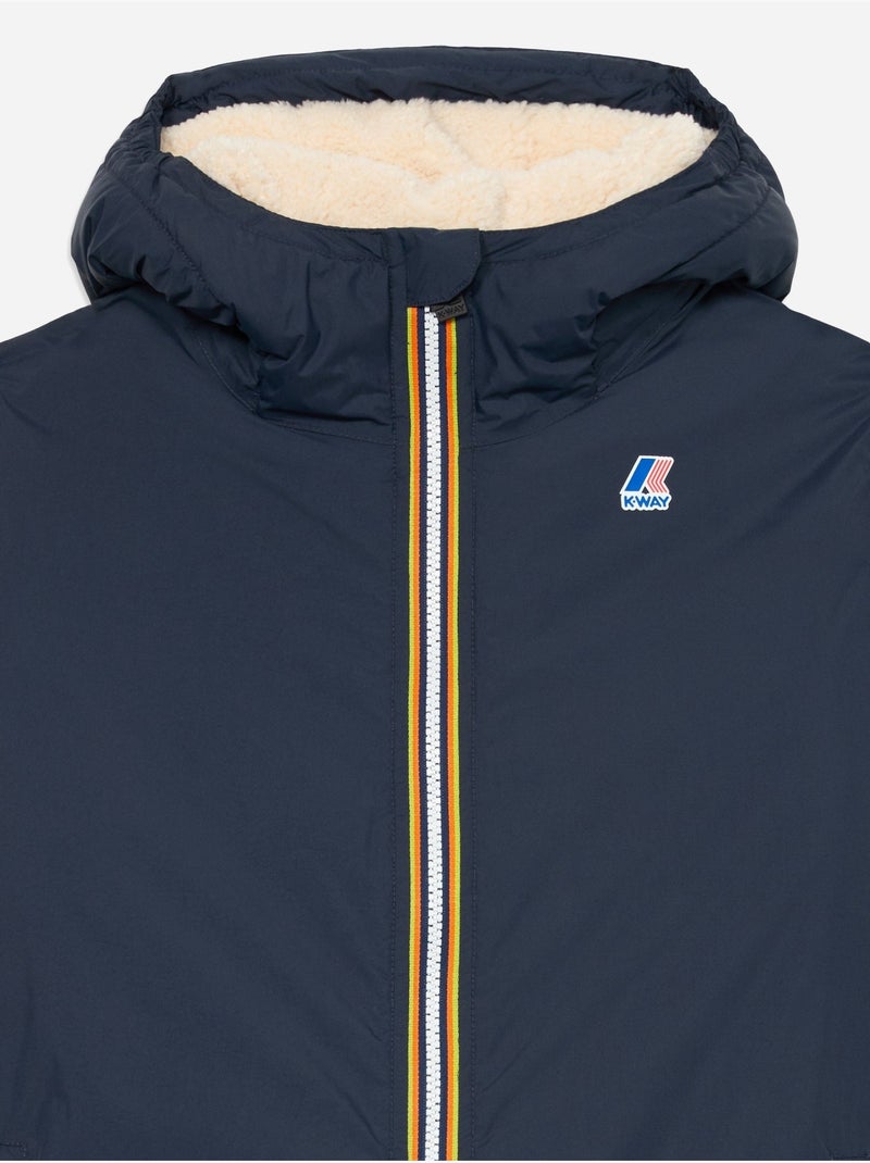 Chaqueta P. LE VRAI 4.0 EIFFEL ORSETTO - K-Way Azul oscuro - Kiabi