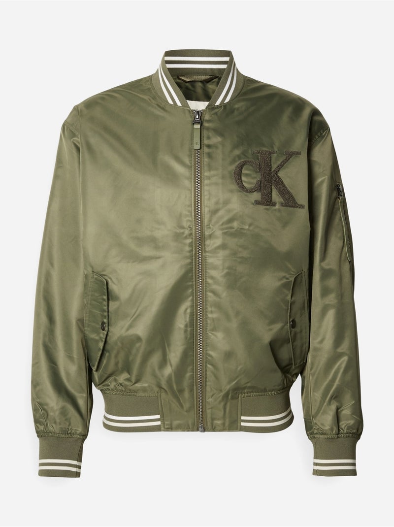 Chaqueta para ponerse - Calvin Klein Caqui - Kiabi