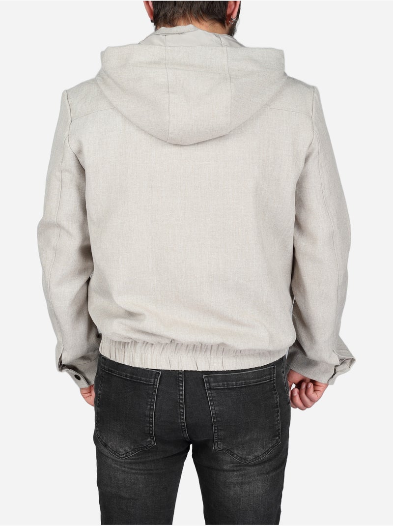 Chaqueta para ponerse - Frilivin Crema - Kiabi