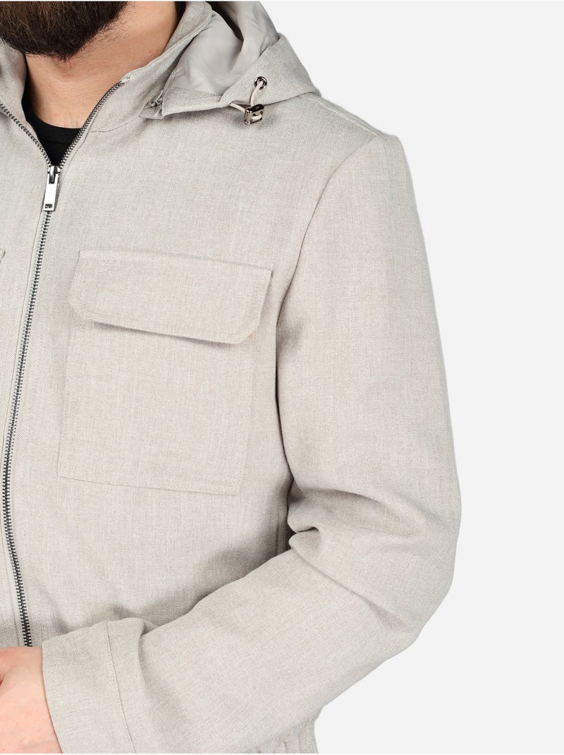 Chaqueta para ponerse - Frilivin Crema - Kiabi