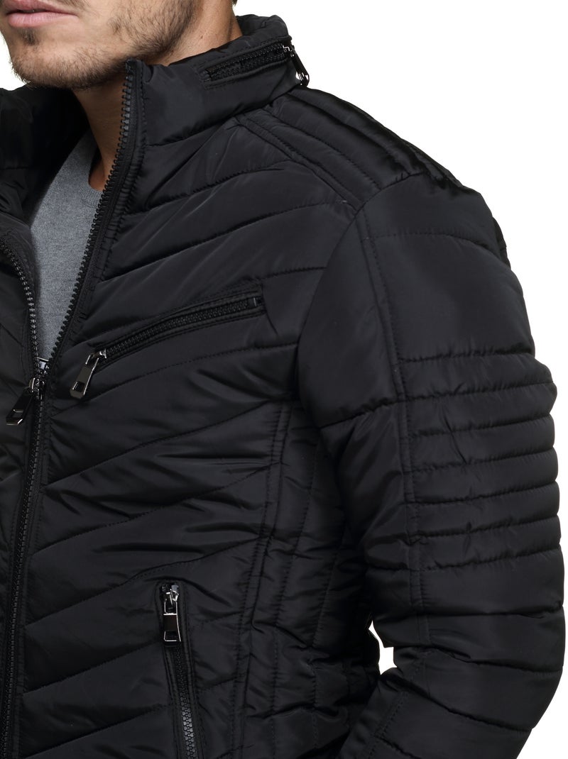 Chaqueta para ponerse - Mentex Negro - Kiabi