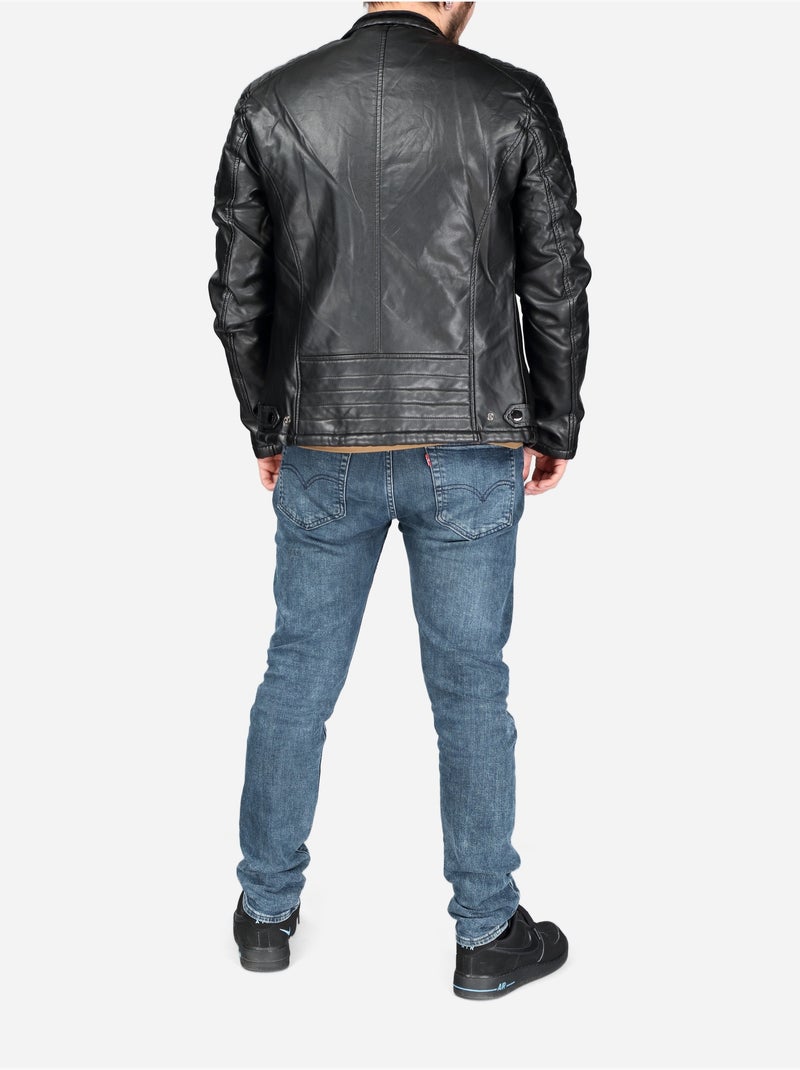 Chaqueta para ponerse - Mentex Negro - Kiabi