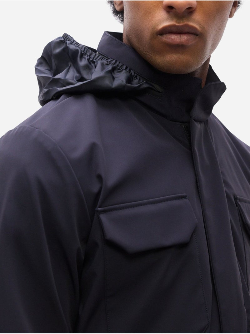 Chaqueta para ponerse - Schott Azul - Kiabi