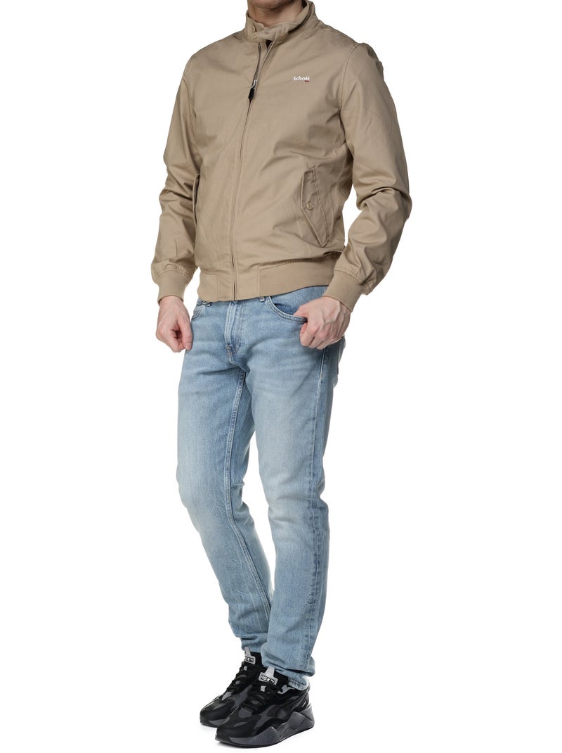Chaqueta para ponerse - Schott Beige claro - Kiabi