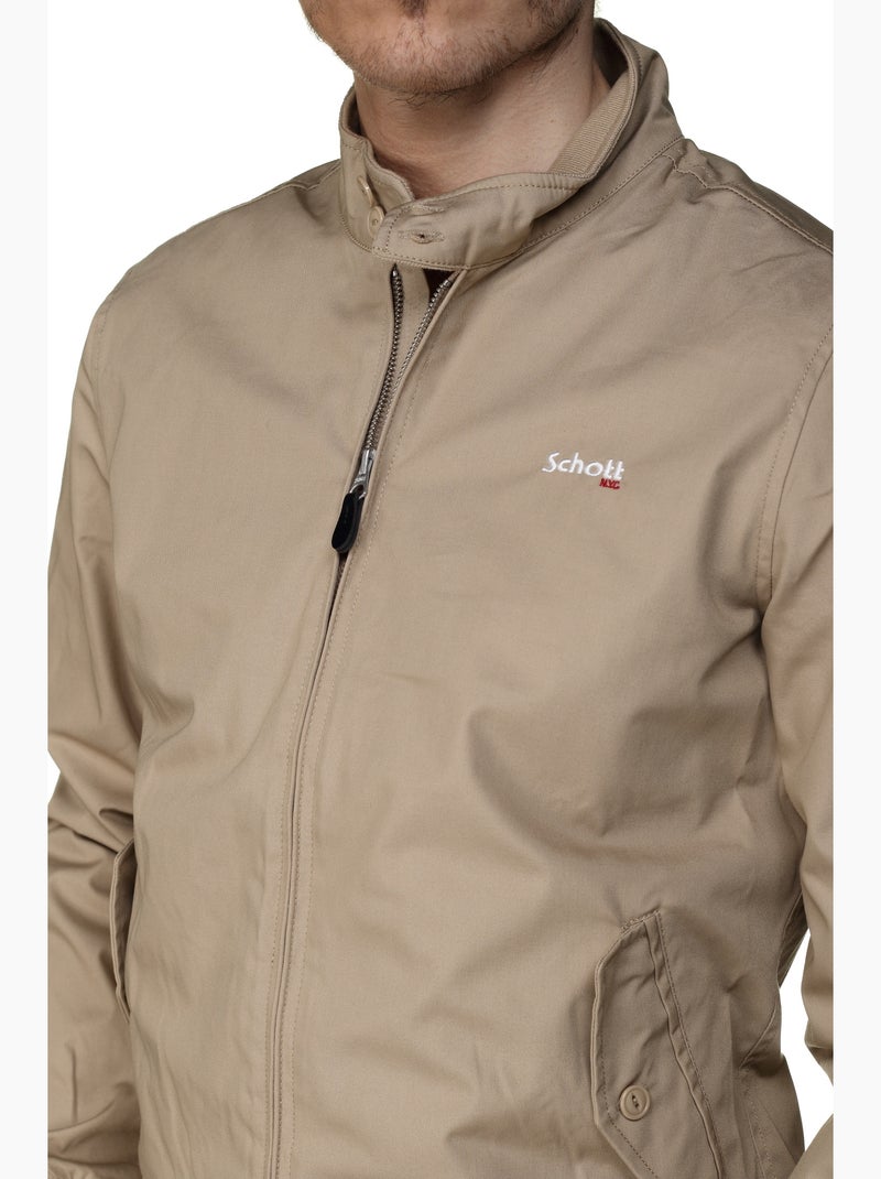 Chaqueta para ponerse - Schott Beige claro - Kiabi