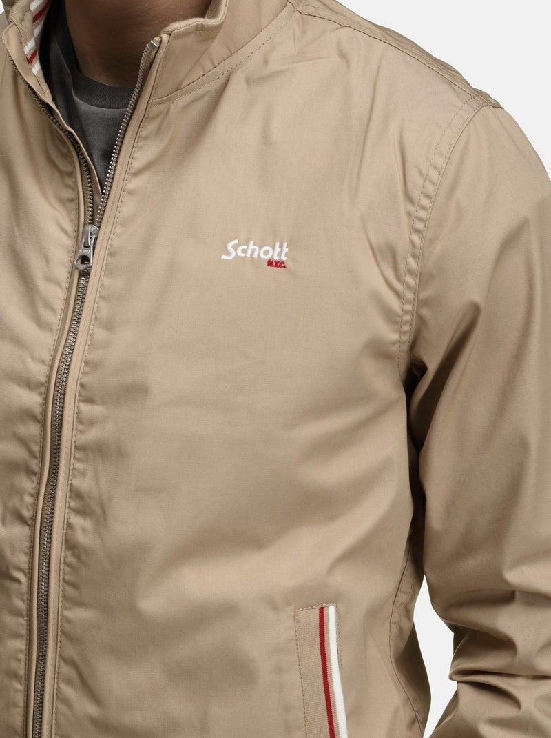 Chaqueta para ponerse - Schott Beige - Kiabi