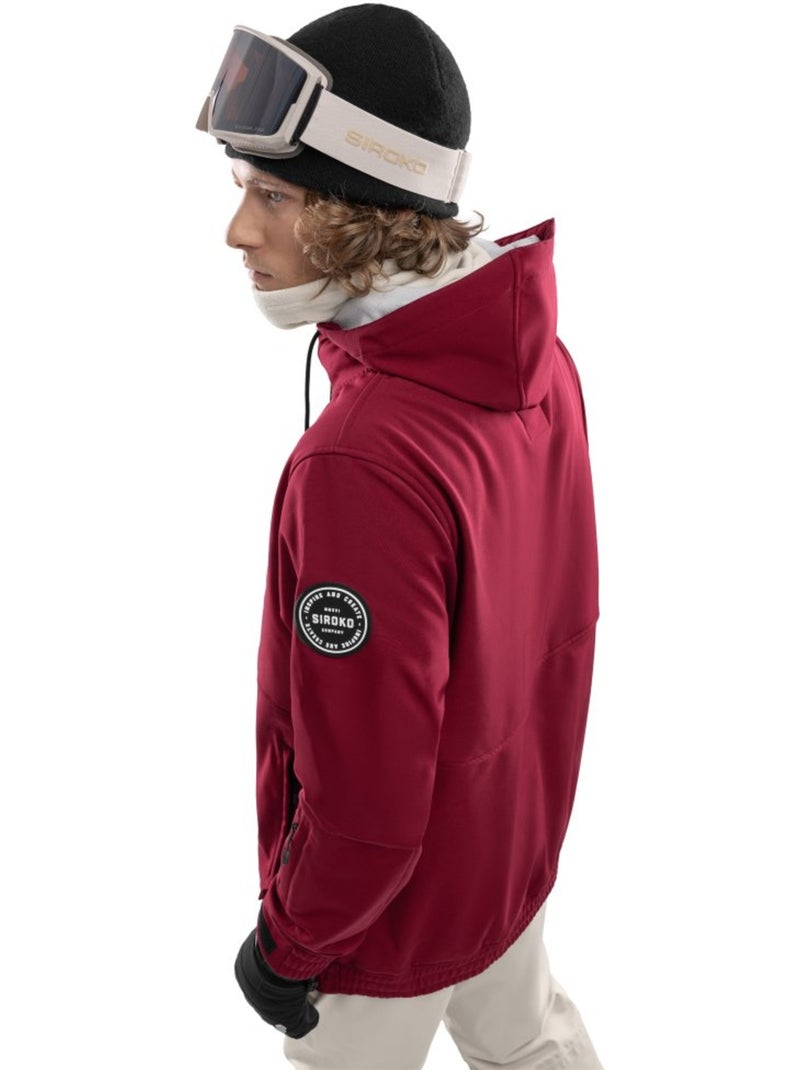 Chaqueta para snowboard/esquí hombre esquí y nieve hombre w1 groenland Rojo ladrillo - Kiabi