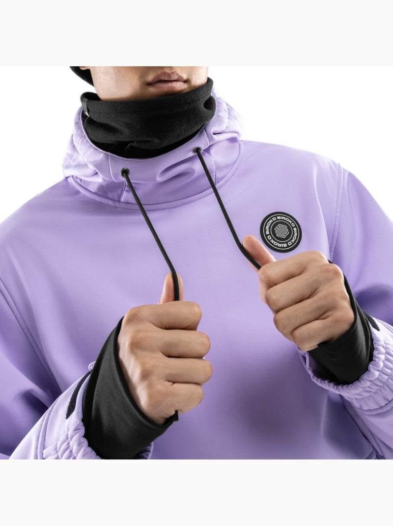Chaqueta para snowboard/esquí hombre esquí y nieve hombre w1 snowy Lavanda - Kiabi