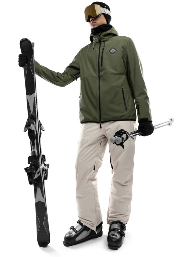 Chaqueta para snowboard/esquí hombre esquí y nieve hombre w2 army Verde - Kiabi