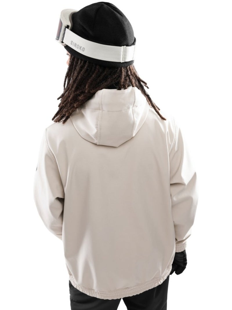 Chaqueta para snowboard/esquí hombre esquí y nieve hombre w3 haboob Beige - Kiabi