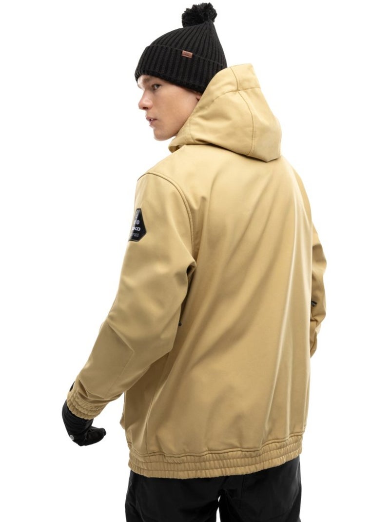 Chaqueta para snowboard/esquí hombre esquí y nieve hombre w3 kamui Beige - Kiabi