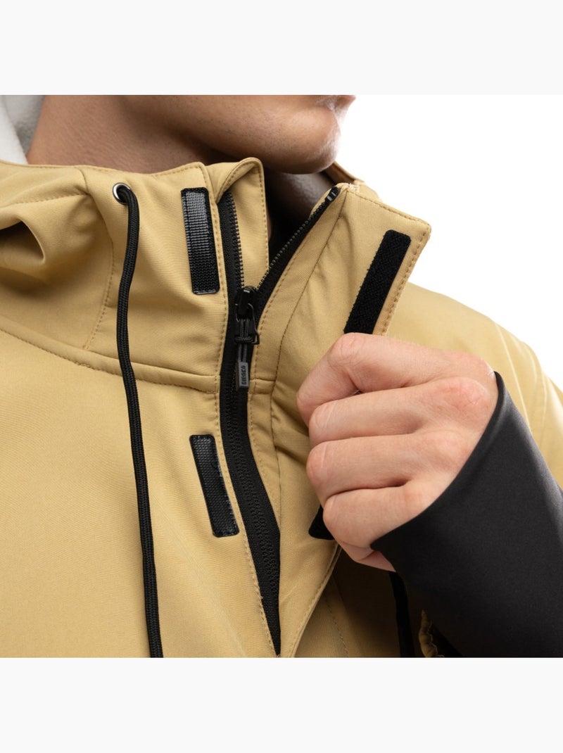 Chaqueta para snowboard/esquí hombre esquí y nieve hombre w3 kamui Beige - Kiabi