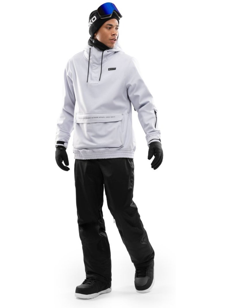 Chaqueta para snowboard/esquí hombre esquí y nieve hombre w3 lhotse Blanco Gris - Kiabi