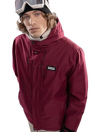Chaqueta para snowboard/esquí hombre esquí y nieve hombre w4 russet
