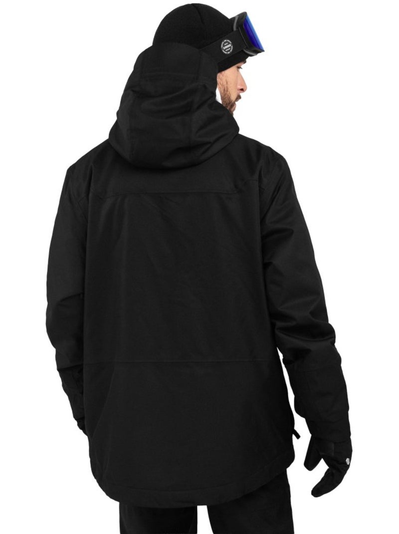 Chaqueta para snowboard/esquí hombre esquí y nieve hombre w4 vostock Negro - Kiabi