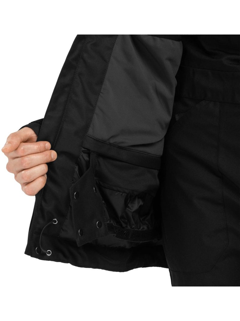 Chaqueta para snowboard/esquí hombre esquí y nieve hombre w4 vostock Negro - Kiabi