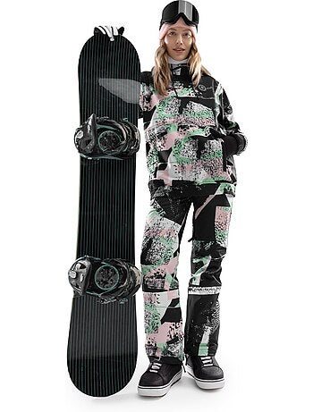 Chaqueta para snowboard/esquí mujer esquí y nieve mujer w1-w crest