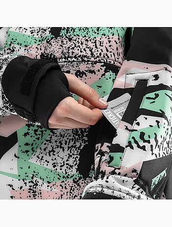 Chaqueta para snowboard/esquí mujer esquí y nieve mujer w1-w crest