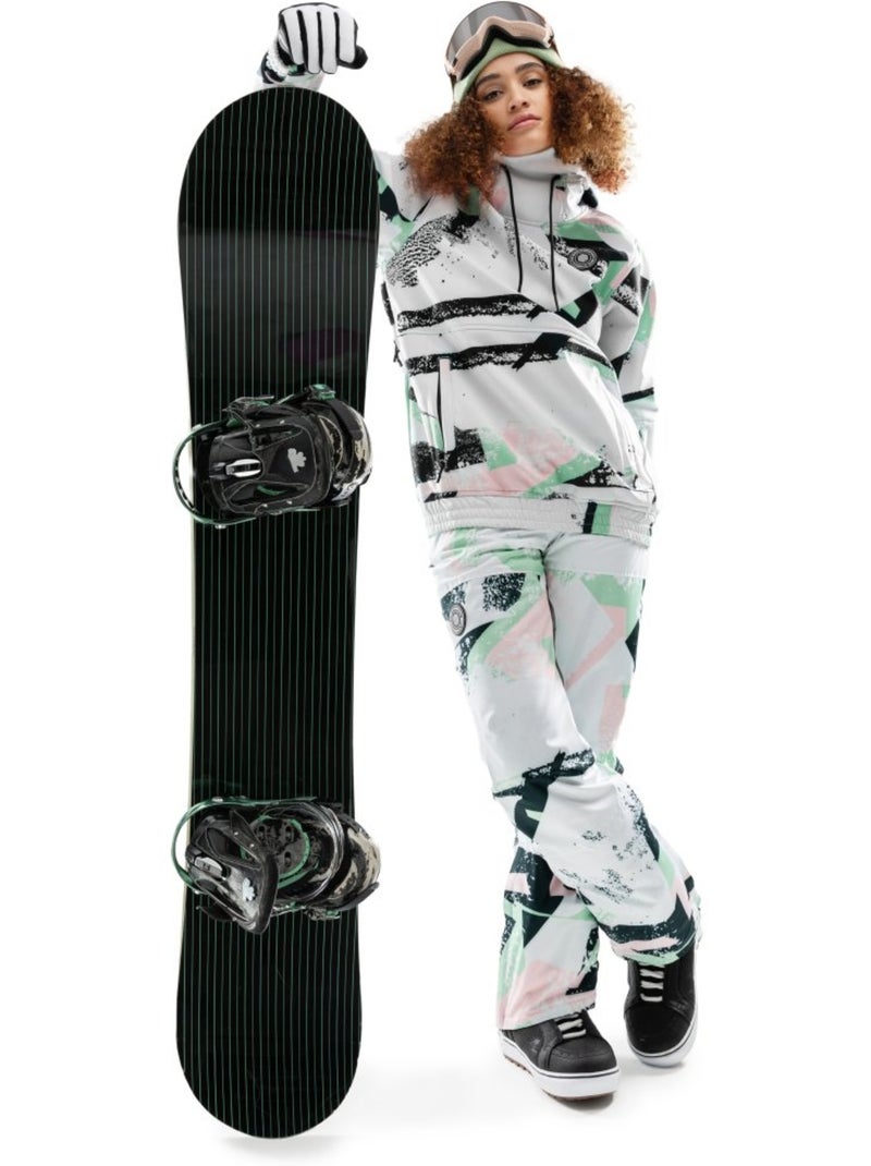 Chaqueta para snowboard/esquí mujer esquí y nieve mujer w1-w delirium Blanco - Kiabi