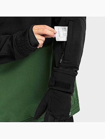 Chaqueta para snowboard/esquí mujer esquí y nieve mujer w1-w evergreen