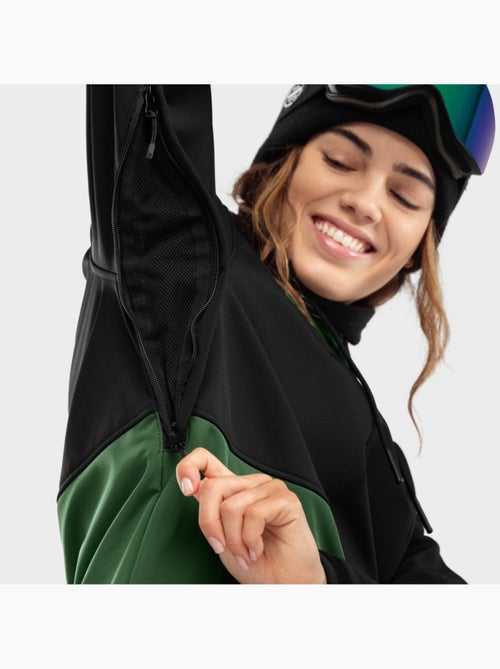 Chaqueta para snowboard/esquí mujer esquí y nieve mujer w1-w evergreen - Kiabi