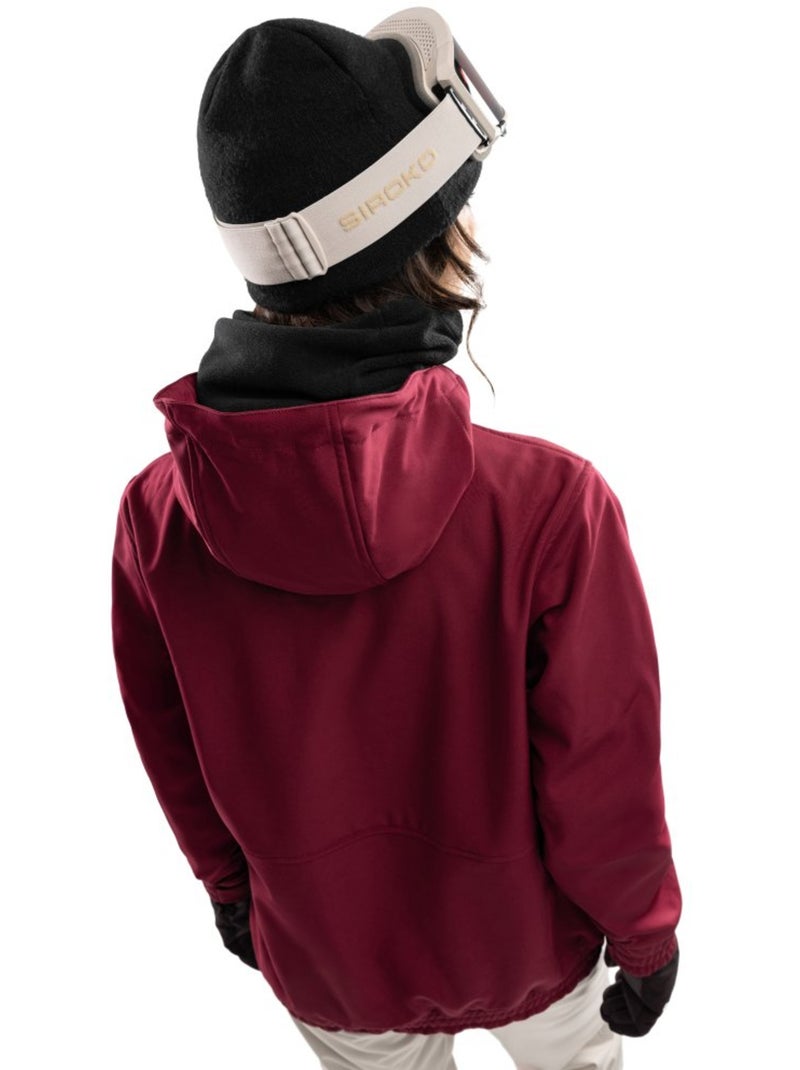 Chaqueta para snowboard/esquí mujer esquí y nieve mujer w1-w groenland Rojo ladrillo - Kiabi