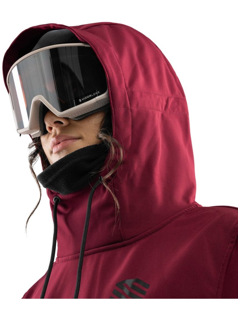 Chaqueta para snowboard/esquí mujer esquí y nieve mujer w1-w groenland Rojo ladrillo - Kiabi