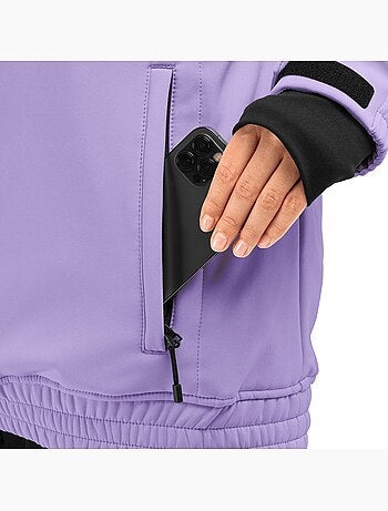 Chaqueta para snowboard/esquí mujer esquí y nieve mujer w1-w snowy
