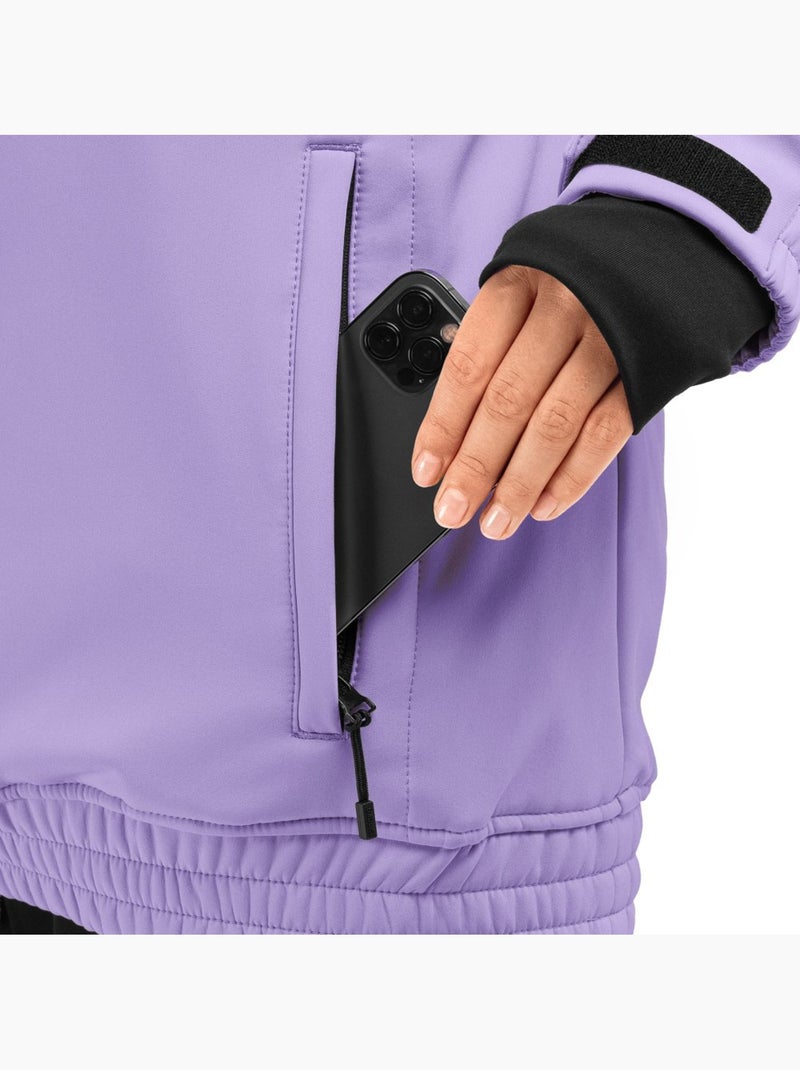 Chaqueta para snowboard/esquí mujer esquí y nieve mujer w1-w snowy Lavanda - Kiabi