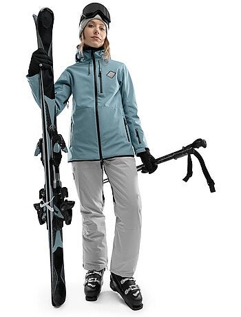 Chaqueta para snowboard/esquí mujer esquí y nieve mujer w2-w beluga