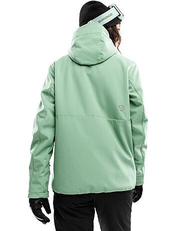 Chaqueta para snowboard/esquí mujer esquí y nieve mujer w2-w emerald