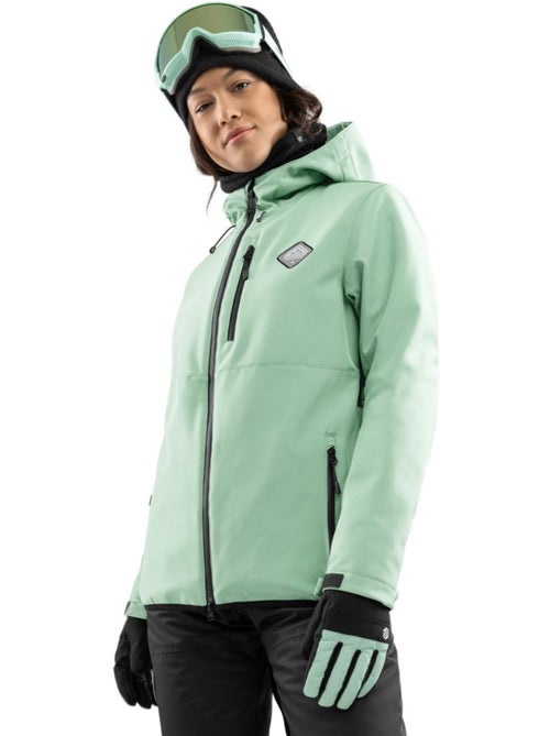 Chaqueta para snowboard/esquí mujer esquí y nieve mujer w2-w emerald - Kiabi