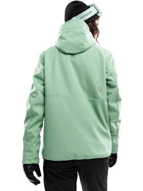 Chaqueta para snowboard/esquí mujer esquí y nieve mujer w2-w emerald - Kiabi