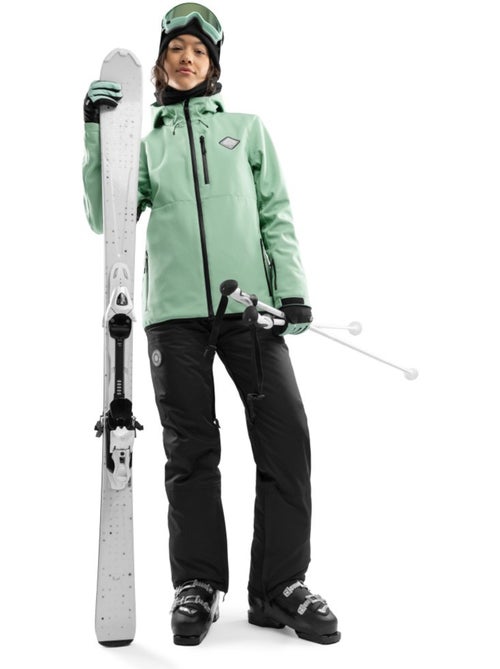 Chaqueta para snowboard/esquí mujer esquí y nieve mujer w2-w emerald - Kiabi
