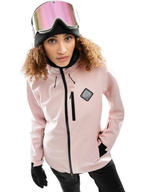 Chaqueta para snowboard/esquí mujer esquí y nieve mujer w2-w pastel - Kiabi Chaqueta para snowboard/esquí mujer esquí y nieve mujer w2-w pastel - Kiabi