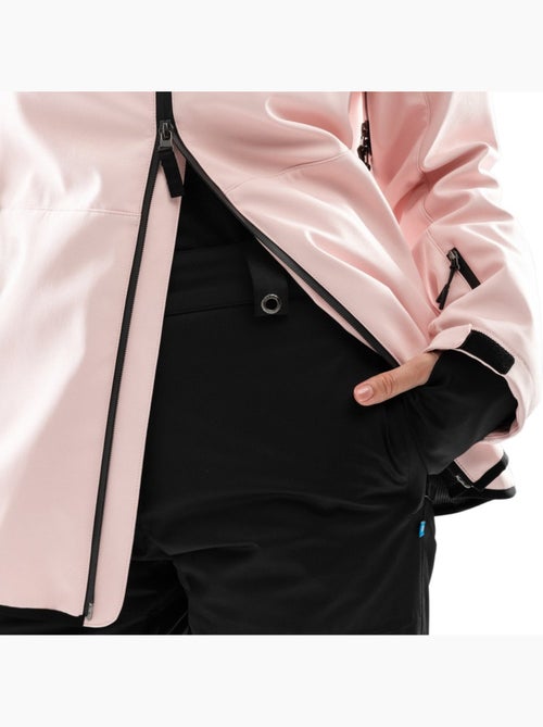Chaqueta para snowboard/esquí mujer esquí y nieve mujer w2-w pastel - Kiabi Chaqueta para snowboard/esquí mujer esquí y nieve mujer w2-w pastel - Kiabi
